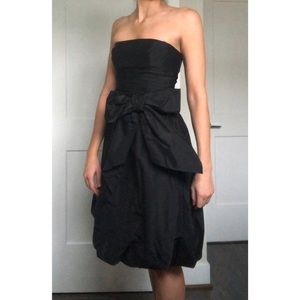 BCBG Strapless Black Cocktail Dress